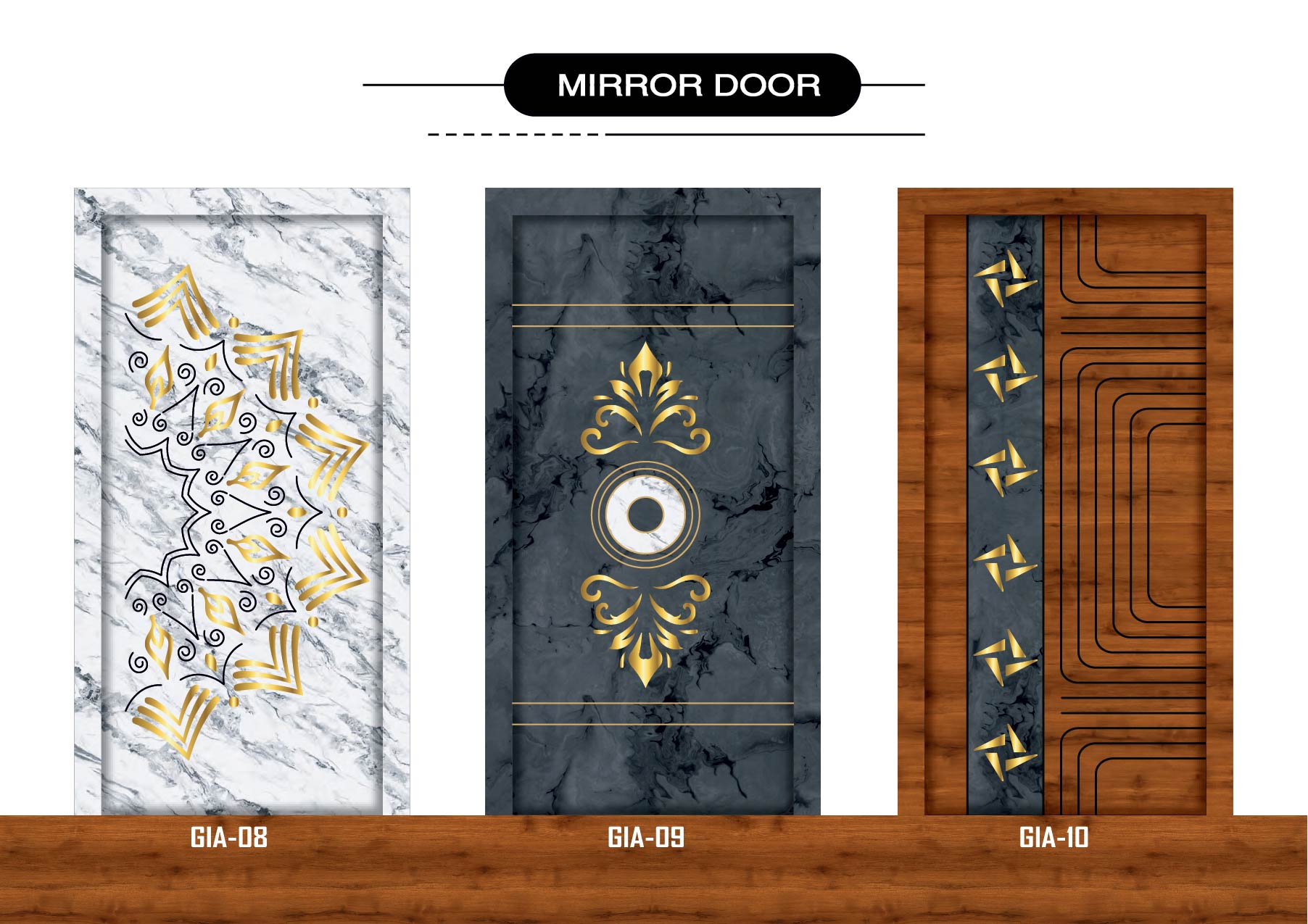 Modern acrylic door design