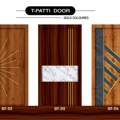 Wooden T-patti door design