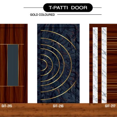 Wooden T-patti door design